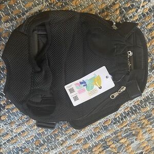 NWT Black Mesh Pet Carrier by Pawaboo